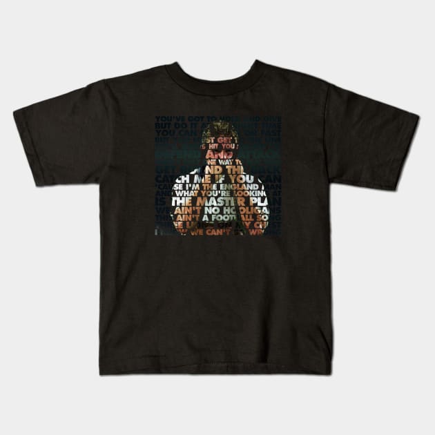 Gazza in Motion Kids T-Shirt by everyplatewebreak